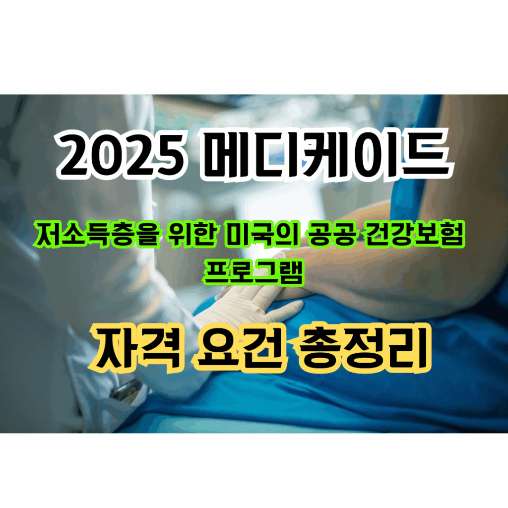 2025 메디케이드 자격 요건 총정리 라는 문구가 적힌 썸네일 이미지