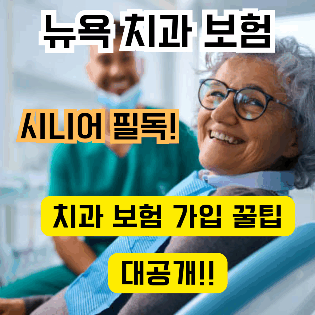 alt="뉴욕 치과 보험 정보 안내 썸네일｜시니어 필독 치과 보험 가입 꿀팁 대공개 이미지"